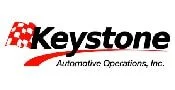 Logo for Keystone Automotive Operations, Inc. featuring a red checkered flag to the left of the word â€œKeystoneâ€ in bold black letters, with â€œAutomotive Operations, Inc.â€ written below in smaller script.